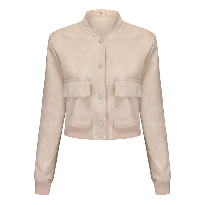 Ribbed Jacket- Cream