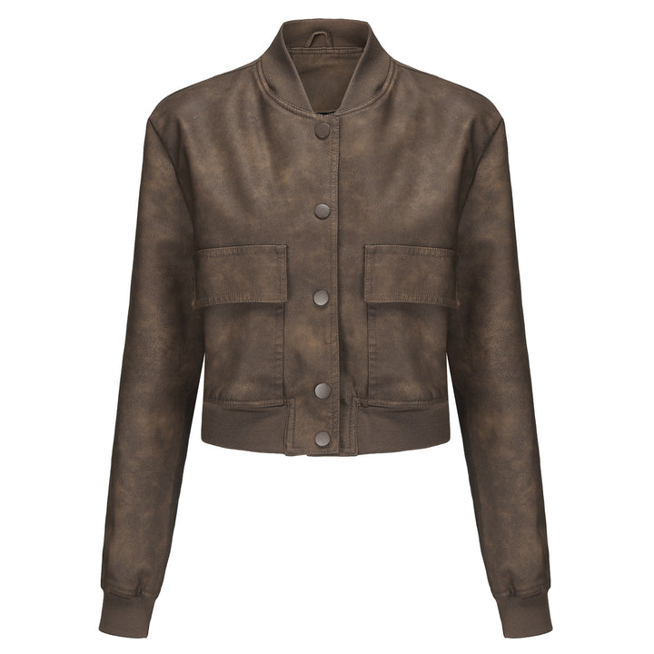 Ribbed Jacket- Brown 1